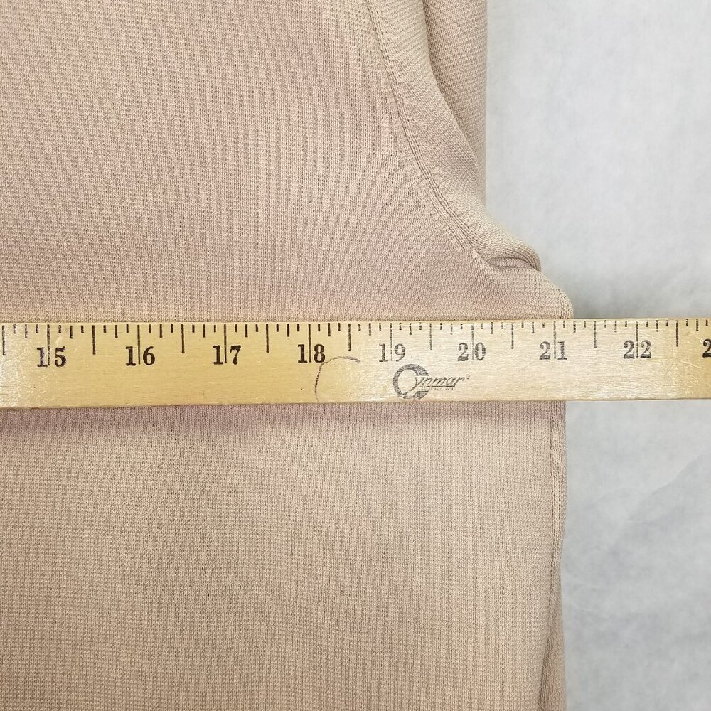 COS Open Cardigan Blazer Women's M Beige Tan Long Knit Jacket Minimalist Lagum - Picture 16 of 16